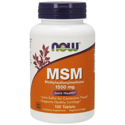 MSM 1500 mg (50 дози) / 100 Таблетки - NOW Foods
