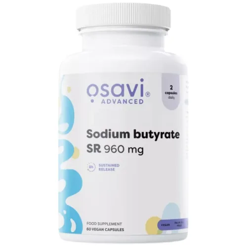 Sodium Butyrate SR 960 mg | Sustained Release / 60 капсули, 30 дози - Osavi