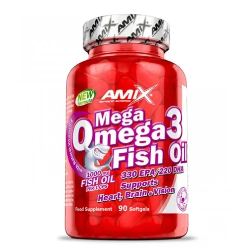 Mega Omega 3 / 1000mg ( 330mg/220mg ) 90 softgels - Amix