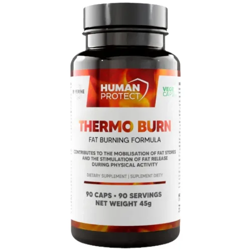 Thermo Burn | with Synephrine & N-Acetyl L-Tyrosine / 90 капсули, 45 дози - Human Protect