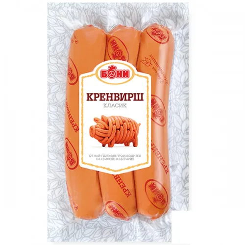 Кренвирши класик Бони 300гр.