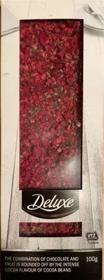 Шоколад с малини, кисели череши и какаови зърна / Raspberry, Sour Cherry & Cocoa Beans Chocolate - Deluxe