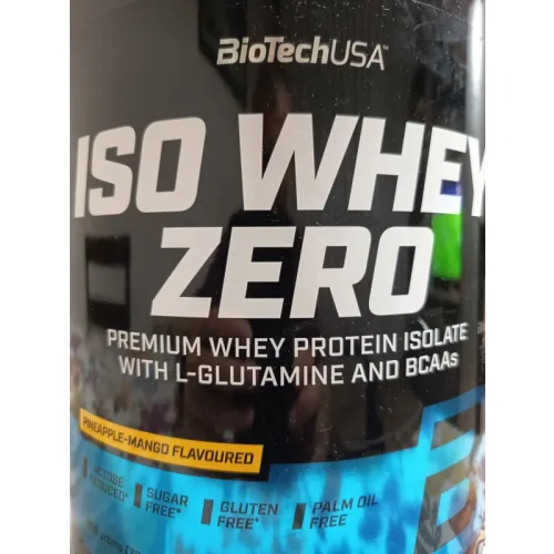 Суроватъчен протеин Iso Whey Zero, ананас и манго - BioTech USA