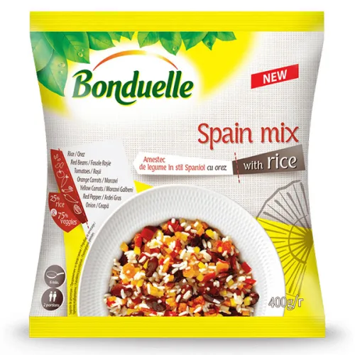 Микс с ориз Испански замразен Bonduelle 400гр. - Bonduelle