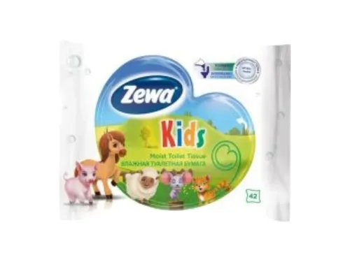 Тх Влажна Zewa Kids 42бр Пакет Аромат.