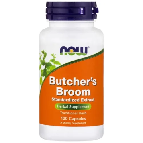 Butcher's Broom (50 дози) / 100 капсули - NOW Foods