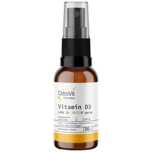 Vitamin D3 1000 IU | Junior Spray / 30 мл, 293 дози - OstroVit