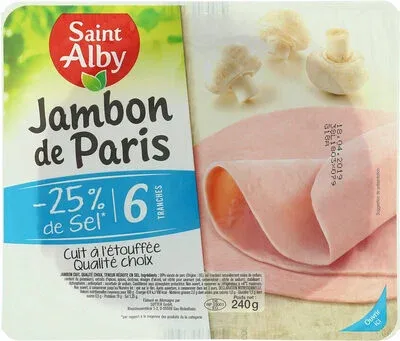 Шунка от Париж -25% сол / Paris Ham -25% salt - Saint Alby