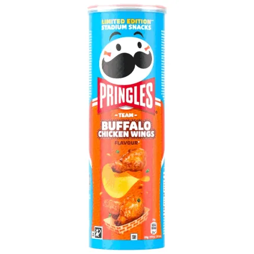 Чипс Pringles футбол бъфало крилца 165гр.