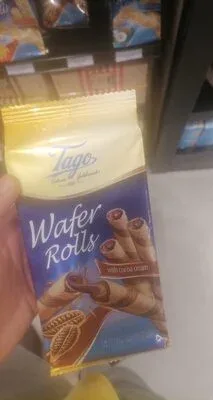 Вафлени рулца с какаова крем / Waffer roll with cocoa cream - Tago