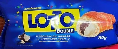 Lotto кроасан с пълнеж от какаов и ванилов крем - LOTTO