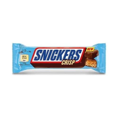 Snickers Hi Protein Crisp Bar - Протеинов Бар, Разфасовка 55g - Mars Protein