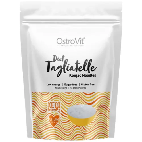 Diet Tagliatelle | Keto-Friendly Low-Calorie Konjac Noodles / 400 грама - OstroVit