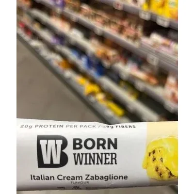 Италиански крем протеинов бар / Italian Cream Protein Bar - Born winner