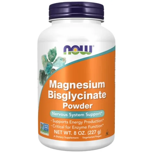 Magnesium Bisglycinate Powder (91 дози) / 227 грама - NOW Foods