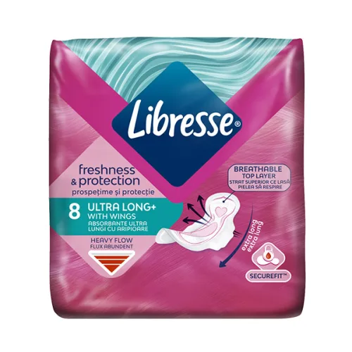 Дамски превръзки Libresse ultra Long+ 8бр. - Llibresse
