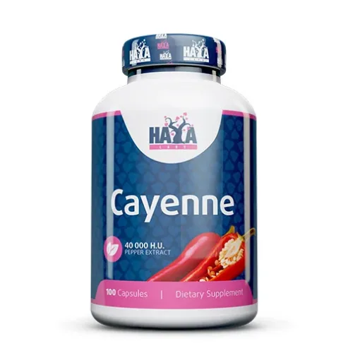 Cayenne Pepper Extract 40000 SHU / 100 Caps - Haya Labs