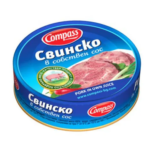 Свинско в собствен сос Компас 180гр.