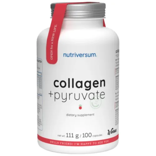 Collagen Pyruvate | with Hyaluronic, CLA, Garcinia / 100 капсули, 100 дози - Nutriversum