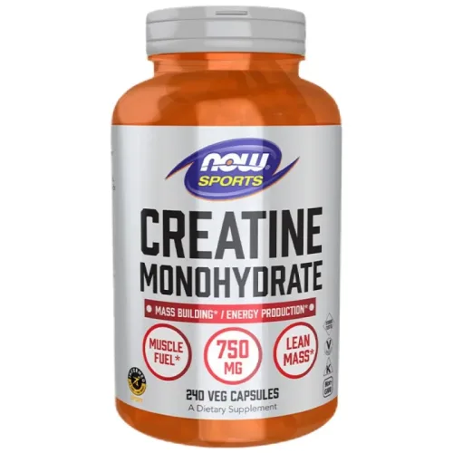 Creatine Mono (40 дози) / 240 капсули - NOW Foods