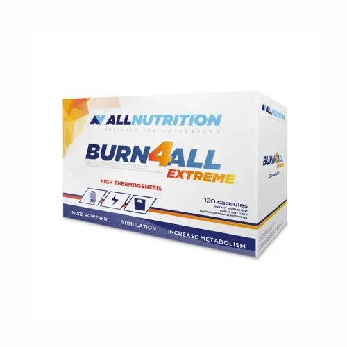 Burn4All Extreme - Фет Бърнър, Разфасовка 120 caps - Allnutrition