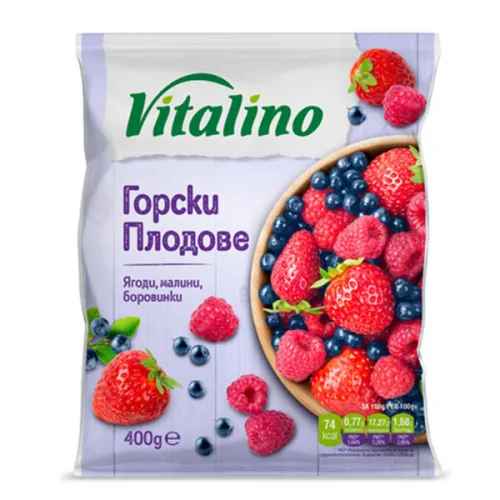 Горски плодове замразени Виталино 400гр - Виталино