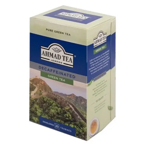 Чай Зелен безкофеин Ahmad Tea 20бр. 40гр. - Ahmad Tea