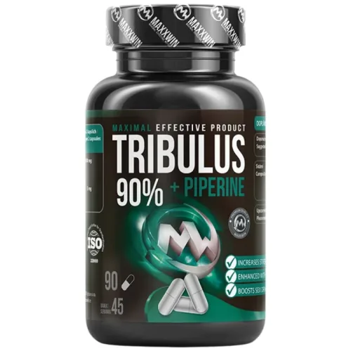 Tribulus 90% + Piperine / 90 капсули, 45 дози - MAXXWIN