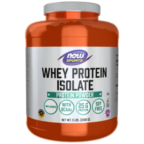 Whey Protein Isolate /Unflavored/ / 2268 грама - NOW Foods