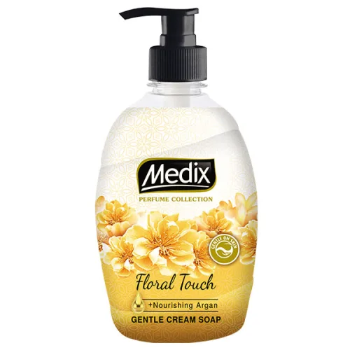 Течен сапун Medix Floral Touch помпа 400мл. - Medix