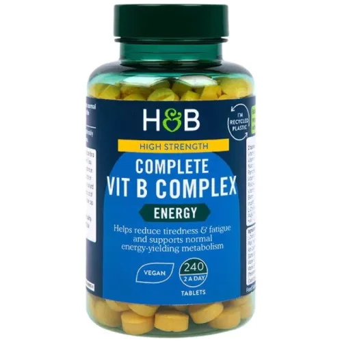 High Strength | Complete Vit B Complex / 240 Таблетки, 120 дози - Holland And Barrett