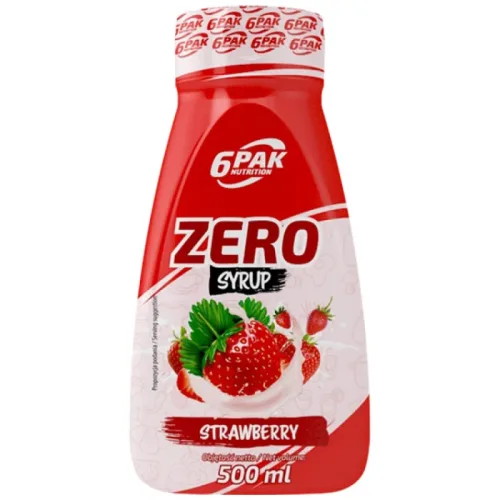 Syrup Zero - Strawberry / 500 мл - 6PAK Nutrition