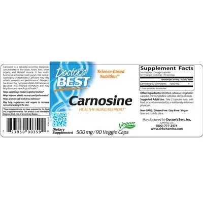 Carnosine 500 mg - Doctor's Best