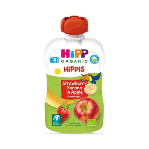 Био плодова закуска киви/круша/банан Hipp 100гр. пауч - Hipp