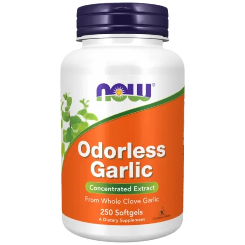 Odorless Garlic (125 дози) / 250 Гел капсули - NOW Foods