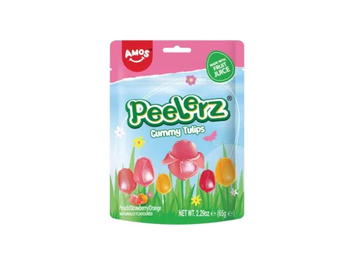 Бонбони Желирани Amos Peelerz Tulips 65 Г
