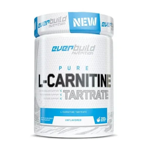 L-Carnitine Tartrate 1000 / 200 Servings / 200g - Everbuild