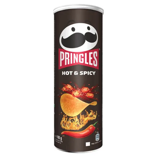 Чипс Pringles пикантен лют 165гр. - Pringles