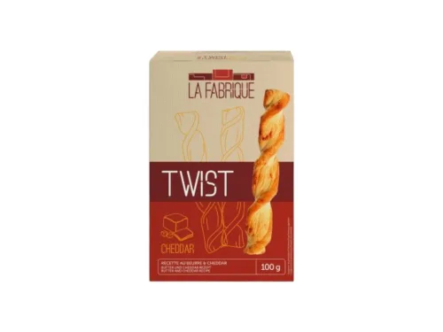 Бутерка La Fabrique Twist Чедър 100гр Кутия