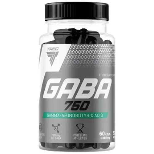 GABA 750 mg / 60 капсули, 60 дози - Trec Nutrition