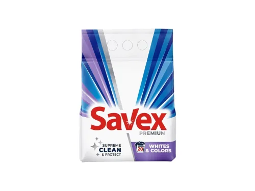Прах за Пране Savex White&Colors 2Кг 20Пранета