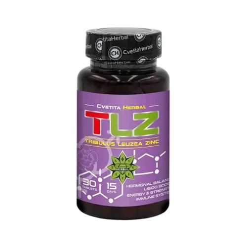 TLZ - Tribulus, Levzea and Zinc / 30 Tabs / 30g - Cvetita Herbal