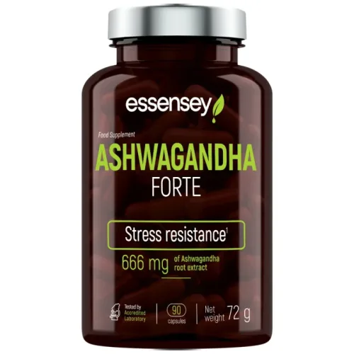 Ashwagandha Forte 666 mg / 90 капсули, 90 дози - Essensey