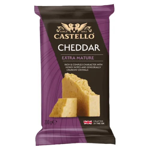 Чедър зрял Castello 200гр.