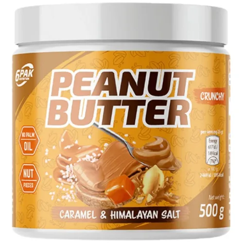 Peanut Butter - Caramel & Himalayan Salt / 500 грама - 6PAK Nutrition