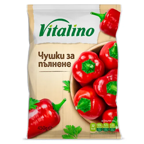 Чушки за пълнене замразени Виталино 450гр. - Виталино
