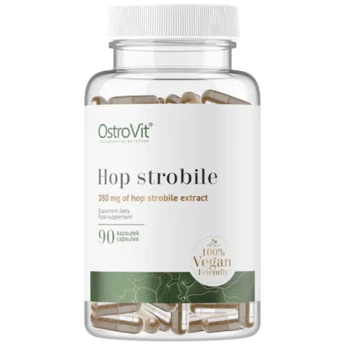 Hops Strobile 350 mg | Vege / 90 капсули, 90 дози - OstroVit