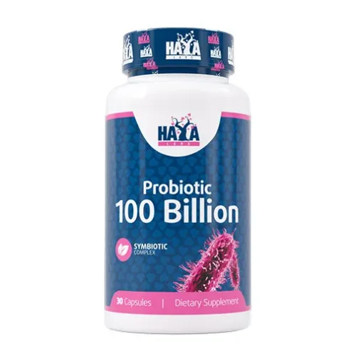 Probiotic 100 Billion / Symbiotic Complex / 30 Caps - Haya Labs