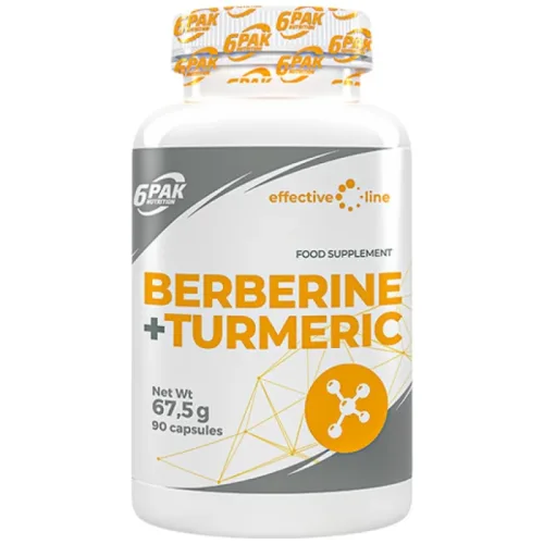 Berberine + Turmeric / 90 капсули, 90 дози - 6PAK Nutrition