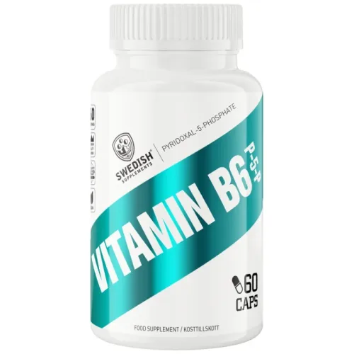 Vitamin B6 as P-5-P (60 дози) / 60 капсули - SWEDISH Supplements